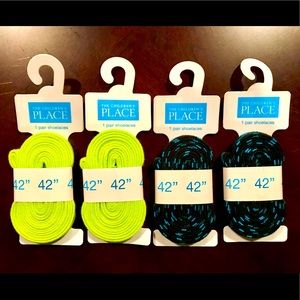 42" Braided Shoelaces - NWT - 4 pair